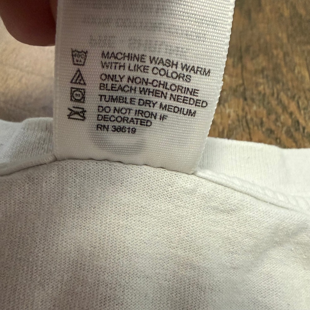 Anvil Something Natural Nantucket T-Shirt Mens Small White - Picture 8 of 13